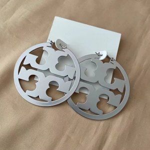 Tory Burch Silver hoop earrings
